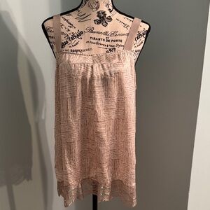 Chic Beige Sleeveless Top